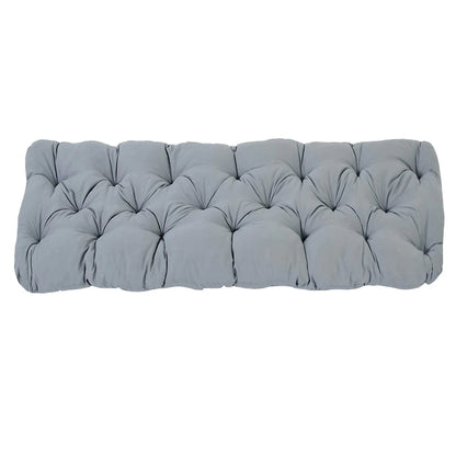Memory Foam Garden Bench Cushion - Cotton Filled Rectangle