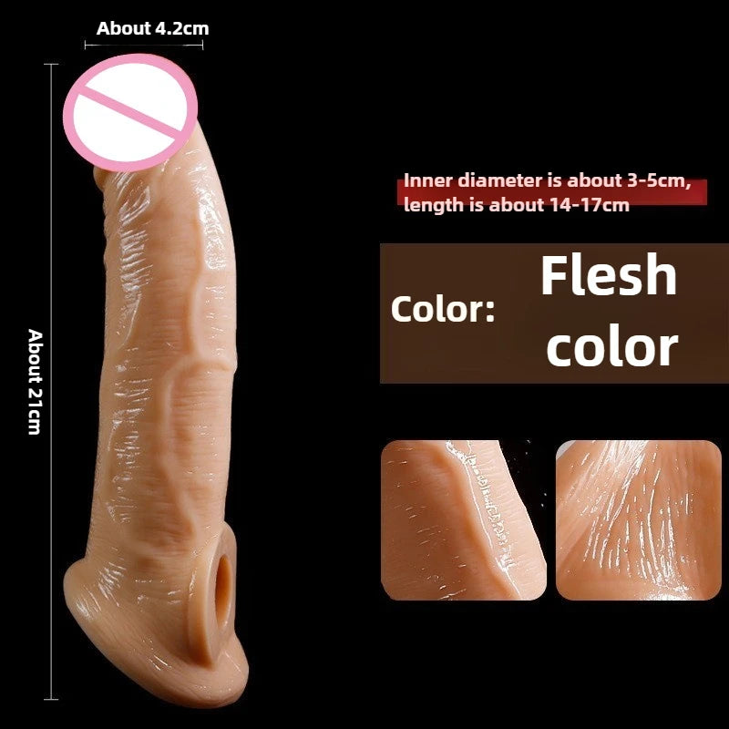 Penis Enhancement Sleeve with Ring