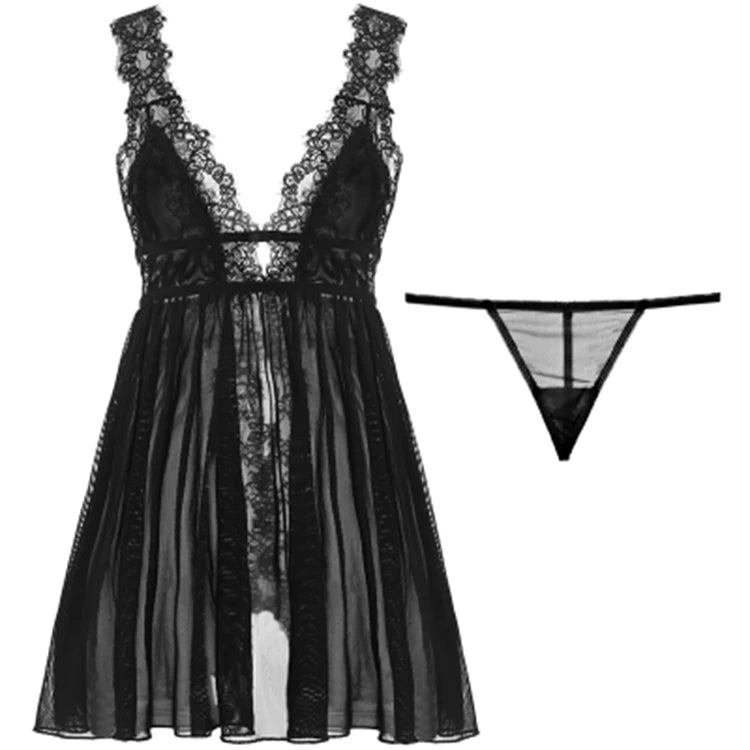 Silk Floral Nightgown