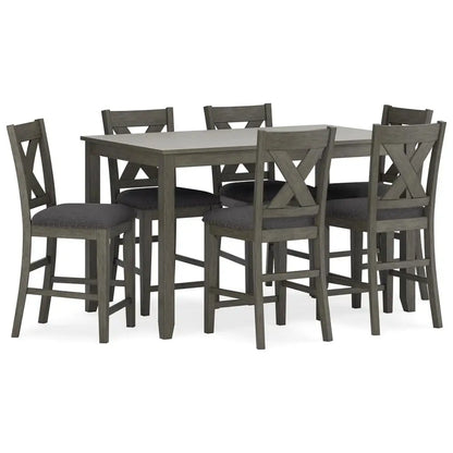 DUTRIEUX 7-Piece Counter Height Dining Set