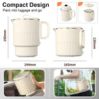 Multifunctional Electric Teapot Stainless Steel Hot Water Boiler Pot The Max Mall