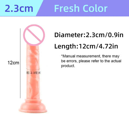 Transparent Soft Jelly Dildo Realistic Fake Dick Penis Suction Cup Dildo Realistic Sex Toys For Lesbian Women Female Masturbator
