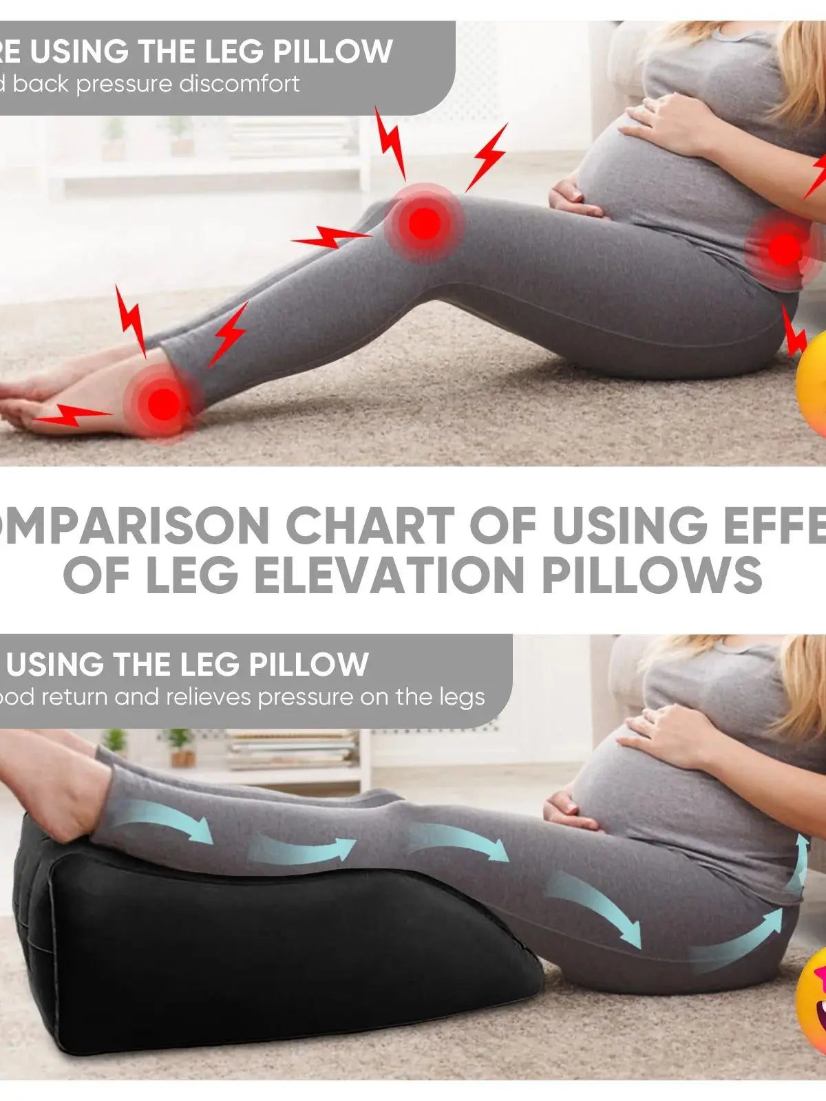 Inflatable Leg Pillow