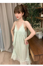 Female Nighty&Robe Set Perspective Temptation Nightgown Intimate Lingerie