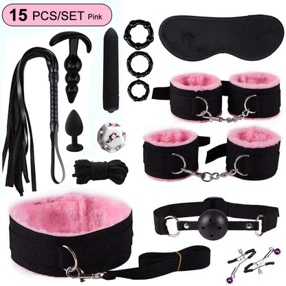 Exotic Bed Bondage Set BDSM Kits Exotic Sex Toys For Adults Games