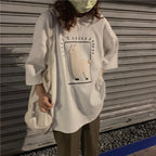 Baggy All-match T-shirts Women Casual Summer Korean Fashion The Max Mall