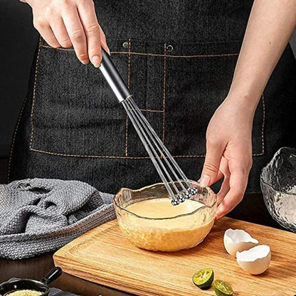 Stainless Steel Ball Whisk Set Manual Mixer