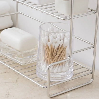 Modern Kitchen Organizer Shelf Waterproof Double-layer Kitchen Storage Stand