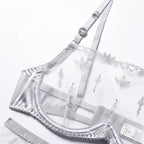 Miflame-Lingerie Women's see-through bra set The Max Mall