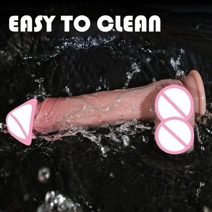 Realistic Silicone Dildo with Suction Cup