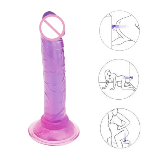 Sexy Strap On Dildo Bullet G Spot No Vibrator