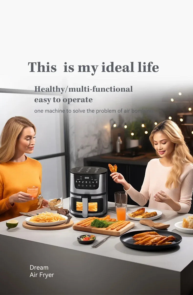 7L Electric Air Fryer Smart Multi-function Hot Convection Oven