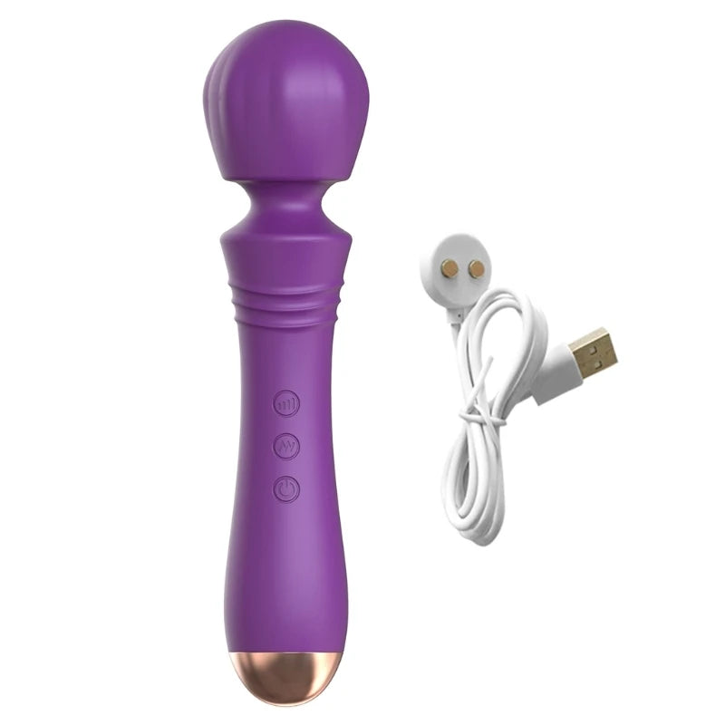 Vibrator Adult Sex Toys Vibrator Wand Massager Dual Waterproof Anal Dildo