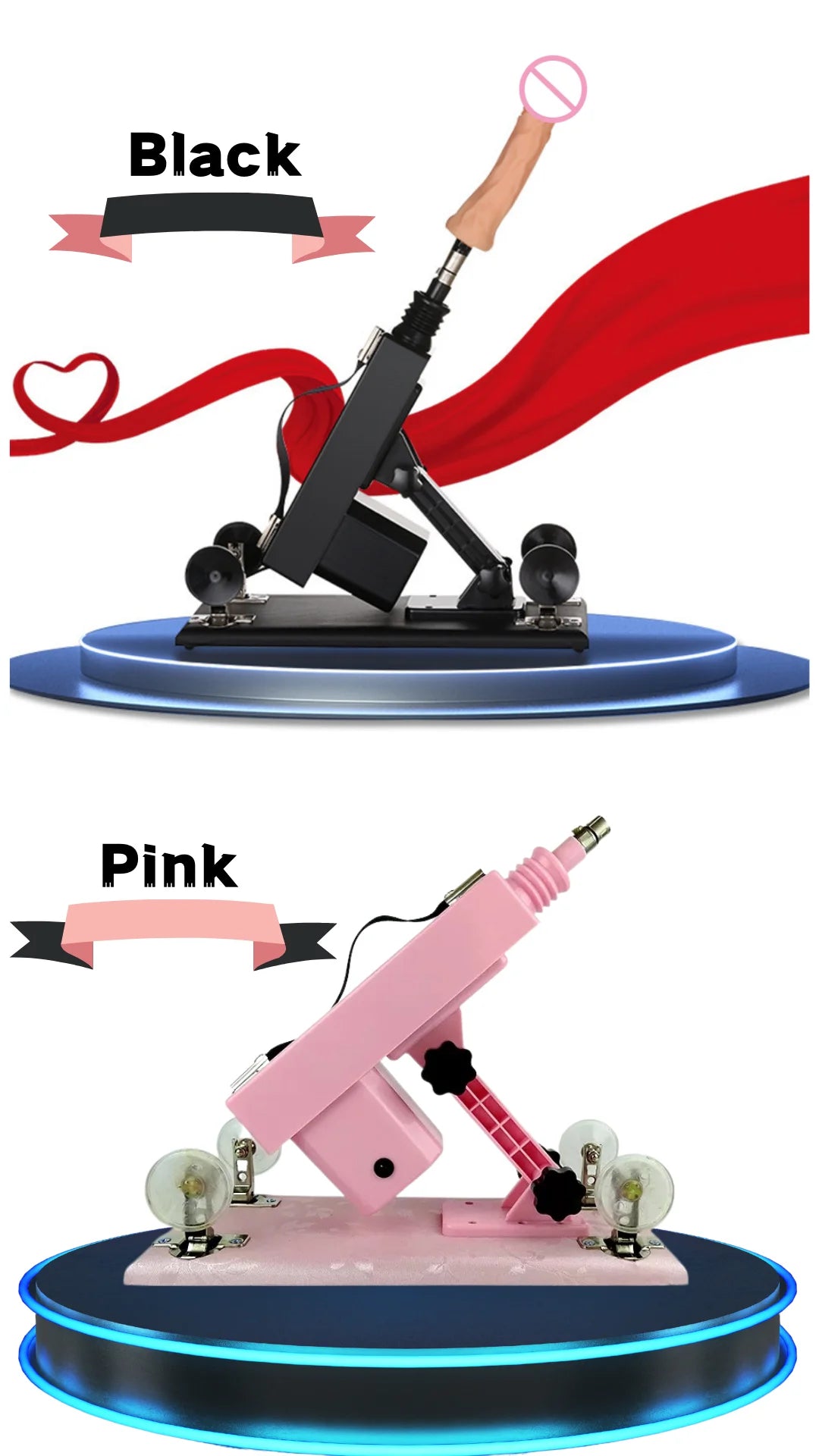 Thrust Sex Machines for Women Men with Masturbator Cup Realistic Dildo