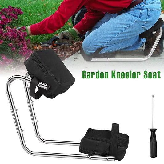Aluminum Garden Kneeler Seat - Ergonomic Wearable Knee Support