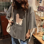 Baggy All-match T-shirts Women Casual Summer Korean Fashion The Max Mall