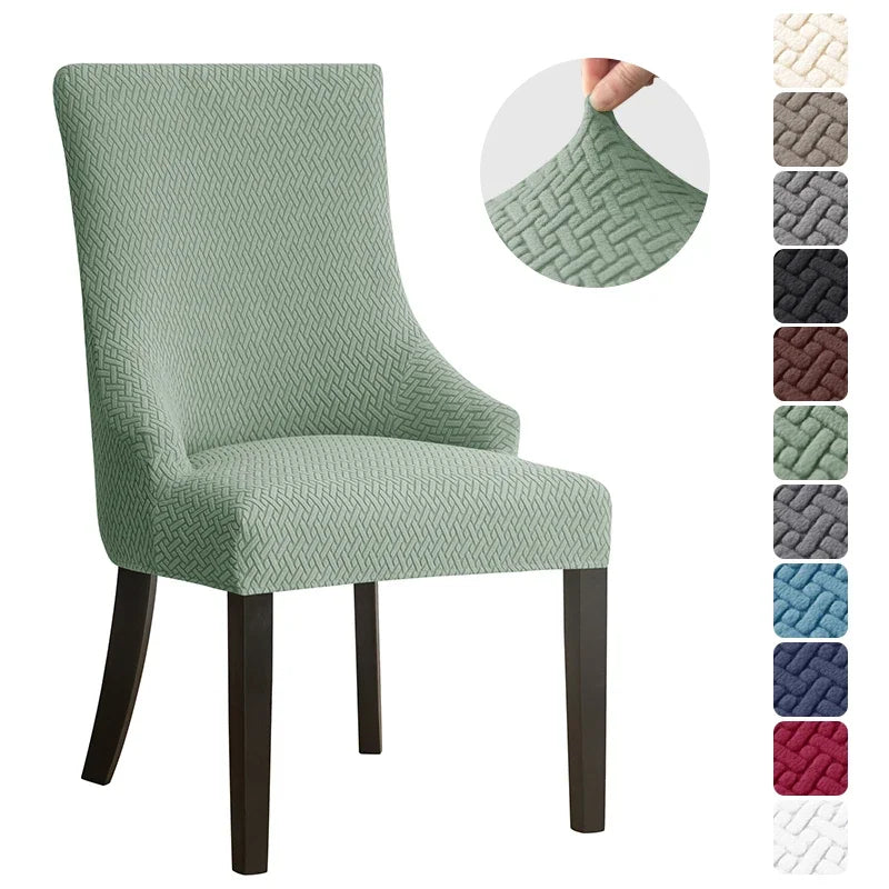 Yupartex Stretch Chair Cover - Jacquard Spandex Slipcover