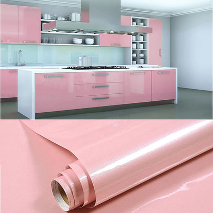 Kitchen Cabinet Pearlescent White Marble Contact Paper Vinyl Self Adhesive