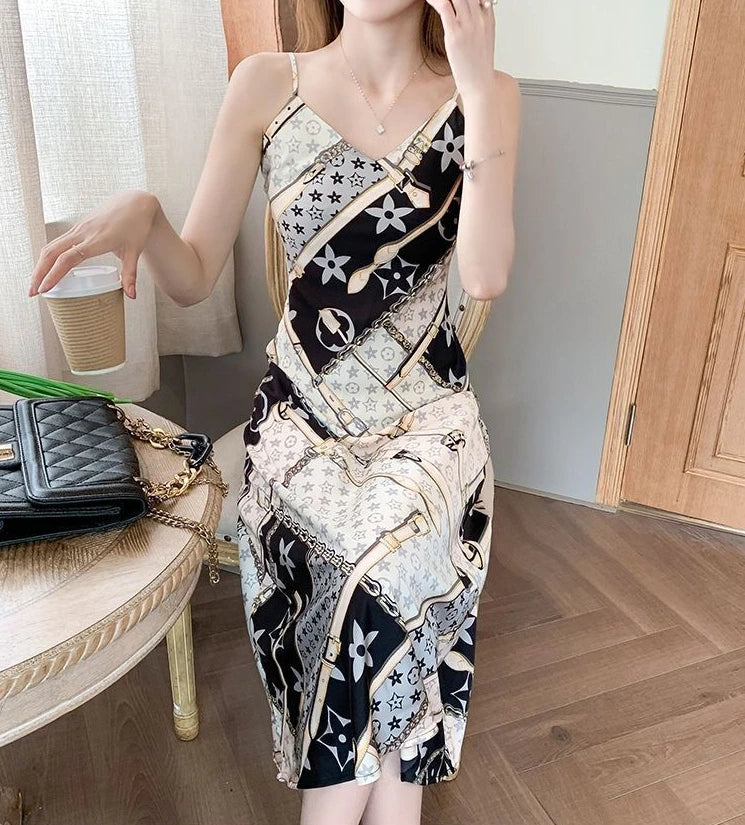 RankSweet Office Dress - V-Neck Sleeveless