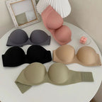 Seamless One-Piece Push-Up Bra