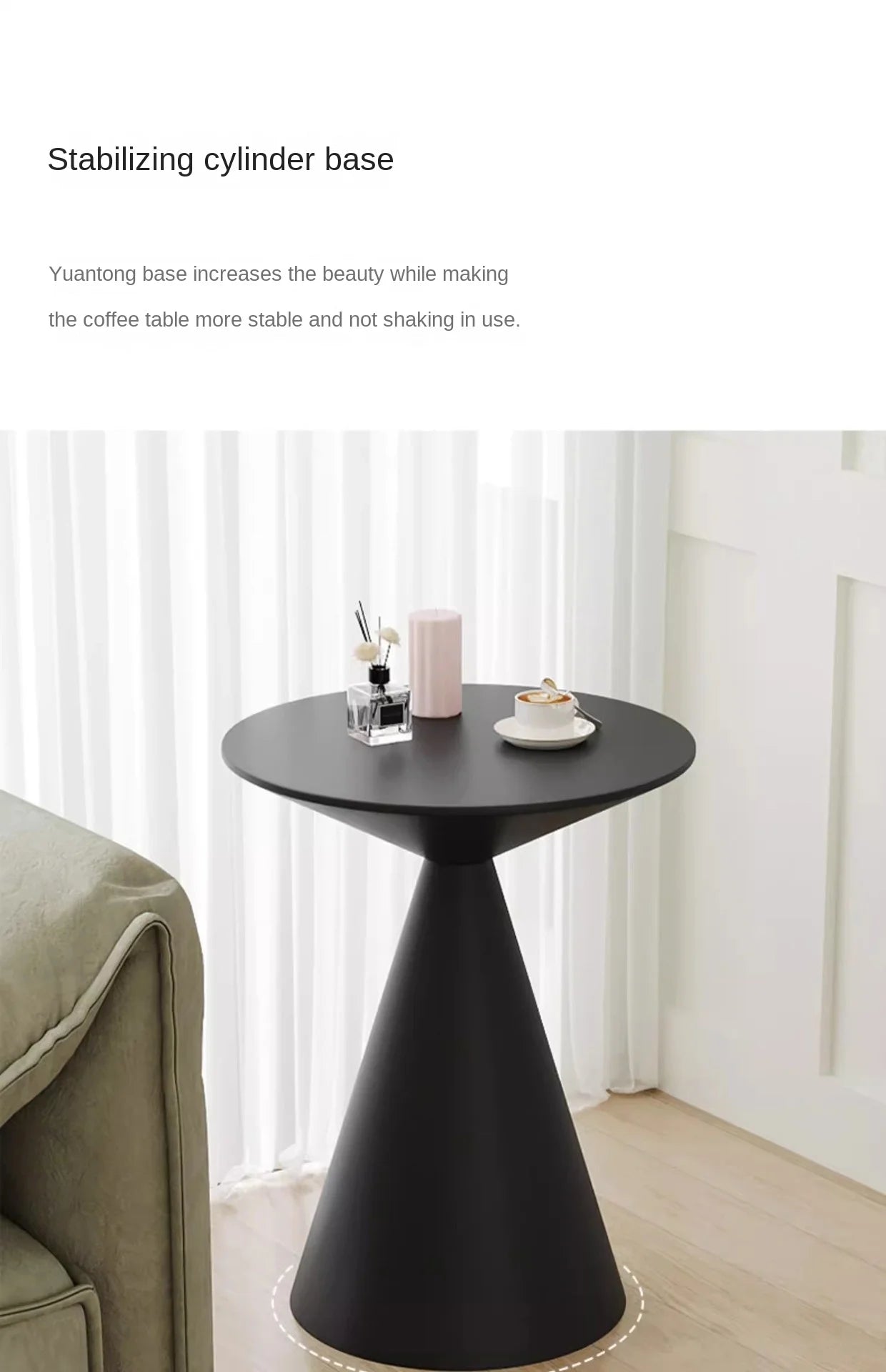 BOMP Round Coffee Table - Minimalist Modern Metal