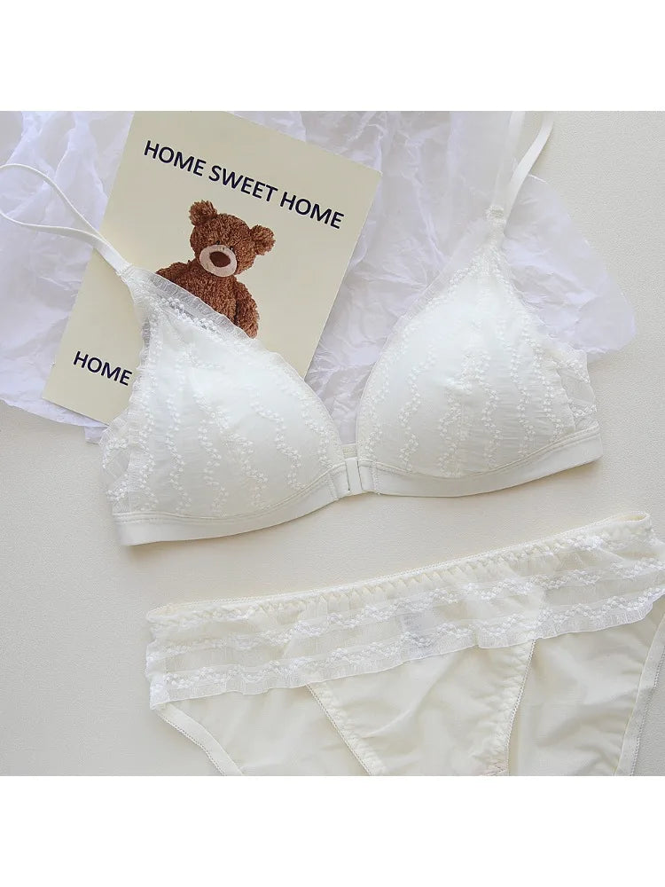 Push-Up Triangle Cup Bra Set