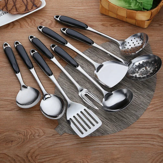 8-Piece Stainless Steel Cooking Tool Set