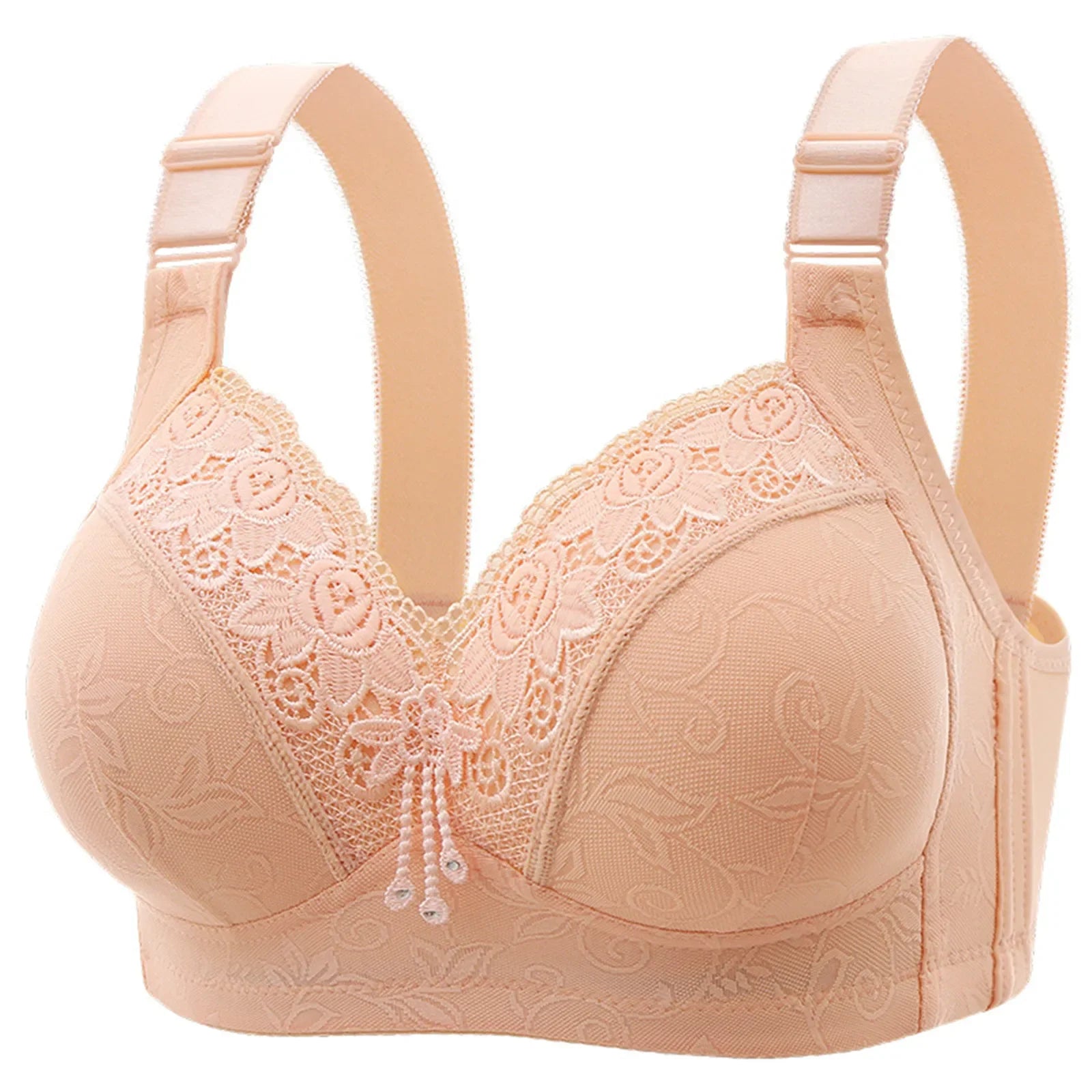 Sexy Lace Seamless Large Size Women's Sports Bra