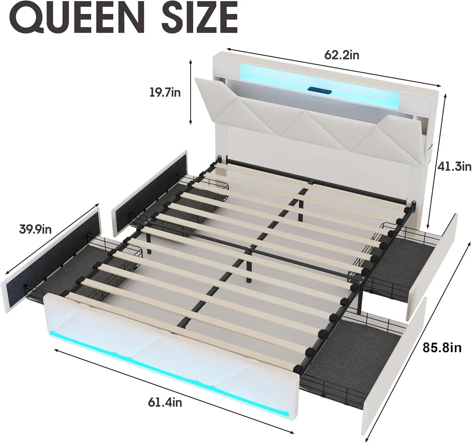 Vabches Bed Frame Vabches