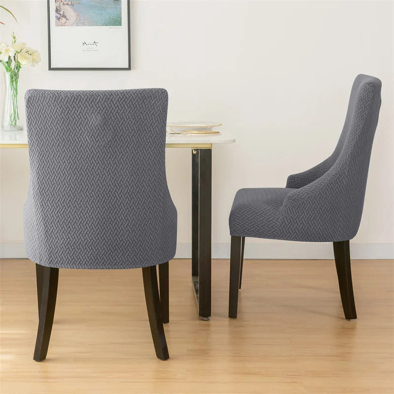 Yupartex Stretch Chair Cover - Jacquard Spandex Slipcover