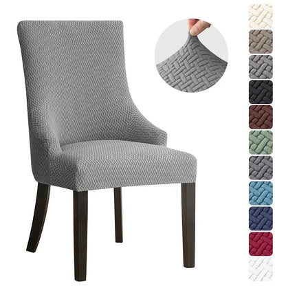 Yupartex Stretch Chair Cover - Jacquard Spandex Slipcover