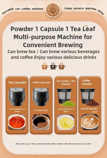Chcyus Stovetop Espresso Maker - CE Certified Single Cup Coffee Maker with Plastic Housing