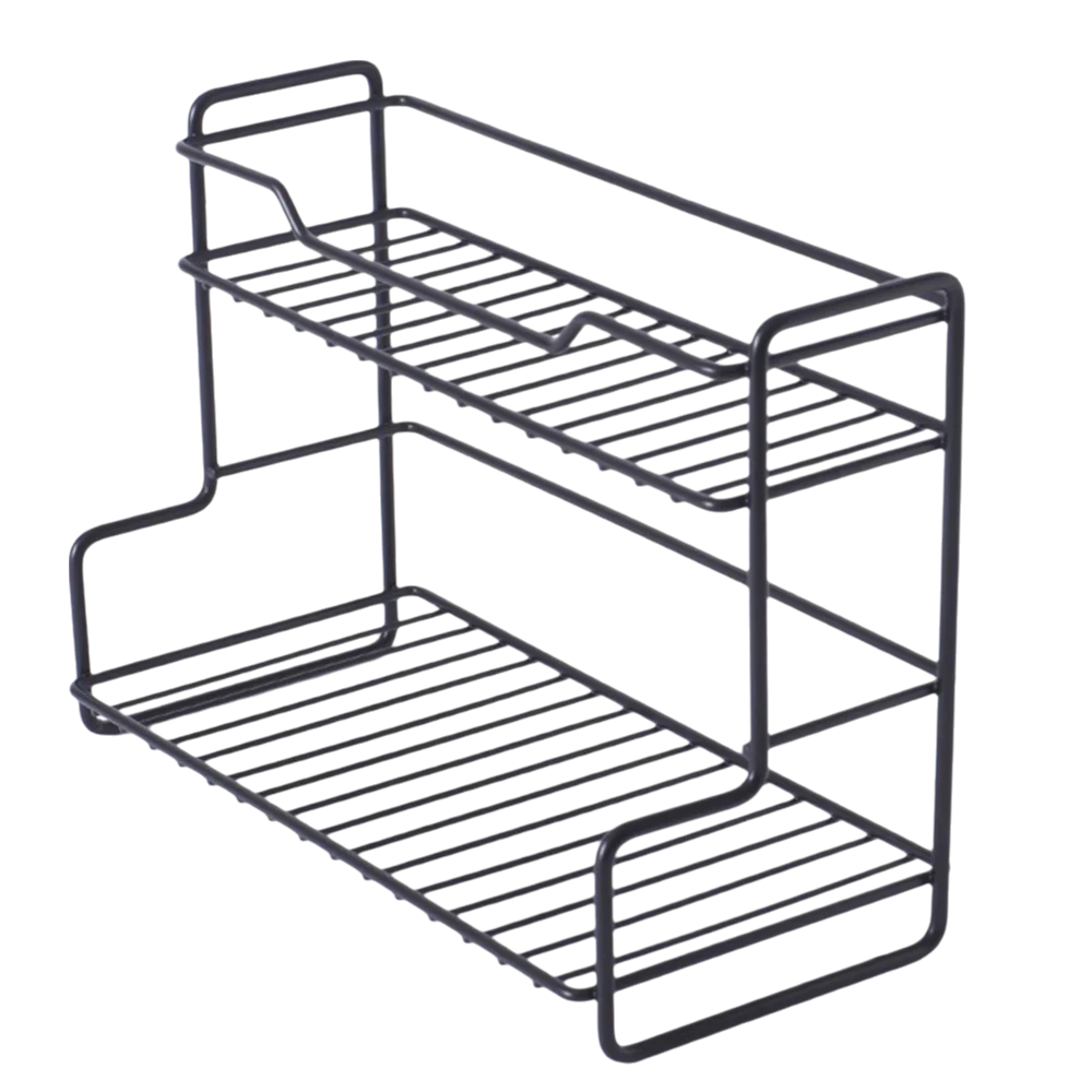 Modern Kitchen Organizer Shelf Waterproof Double-layer Kitchen Storage Stand