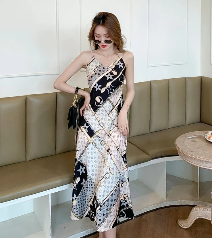 RankSweet Office Dress - V-Neck Sleeveless