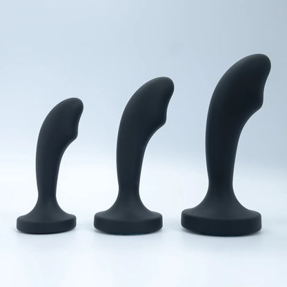 Silicone Anal Plug Gem Base Butt Plug Anal Masturbation Stimulator