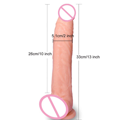 Realistic G-Spot Dildo with Suction Cup Long Penis
