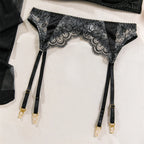 Krasapt Floral Embroidery Bustier Set