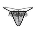 Fashion V Neck See Through Lace Nightdress Irregular Hem Flounce Sling Night Dress Lingerie Bowknot Lace Mesh Nightgown Sleep