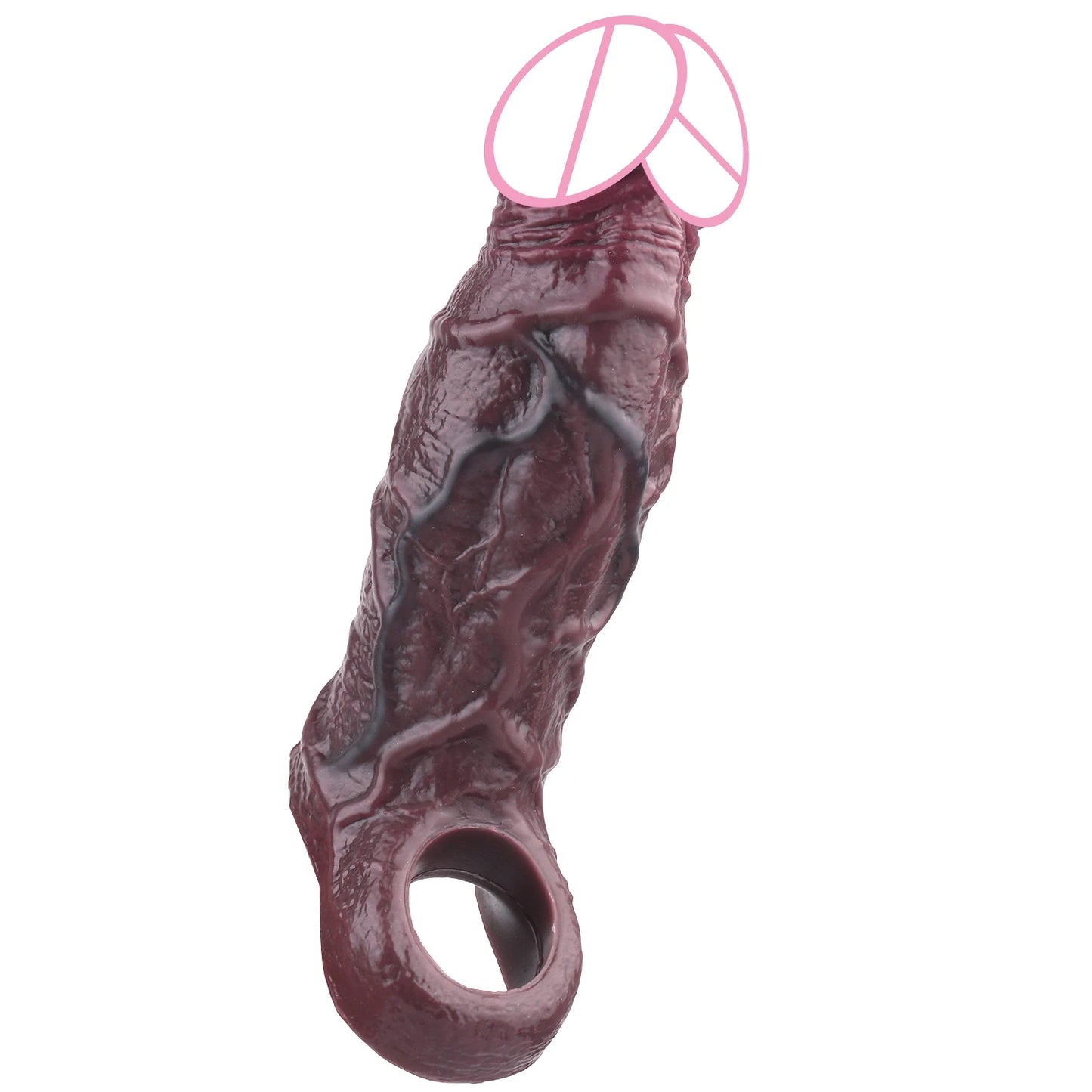 5 Styles Adult Men Penis Sleeve With Anti-drop Silicone Dick Extender