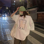 Baggy All-match T-shirts Women Casual Summer Korean Fashion The Max Mall