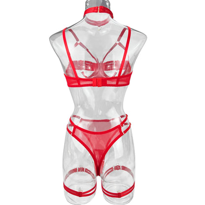Sexy Lingerie Naked Women Without Censorship 5-Piece Sexy Costume