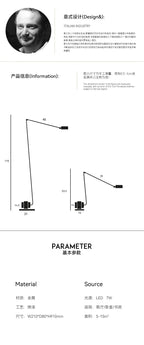 JIANKEXING LED Tall Reading Floor Lamp JIANKEXING