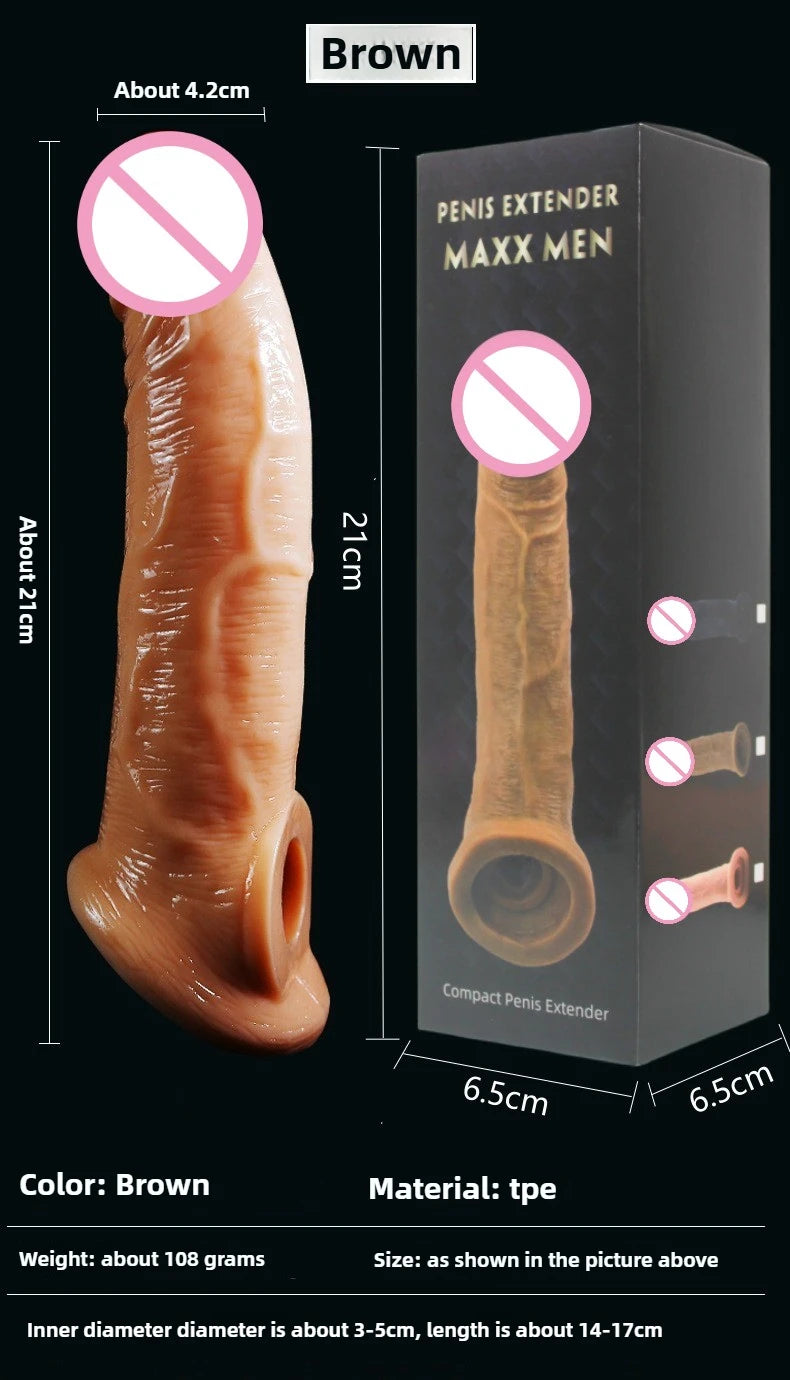 Penis Enhancement Sleeve with Ring
