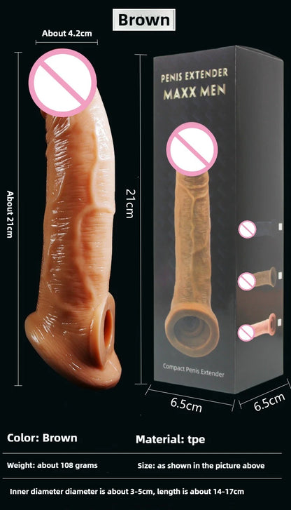 Penis Enhancement Sleeve with Ring