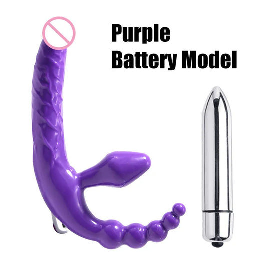 Anal Plug Triple Stimulation Wearable Adult Toy for Women