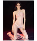 Sexy Backless Open Crotch Jumpsuit Ultra-thin The Max Mall