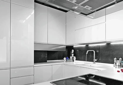 Kitchen Cabinet Pearlescent White Marble Contact Paper Vinyl Self Adhesive