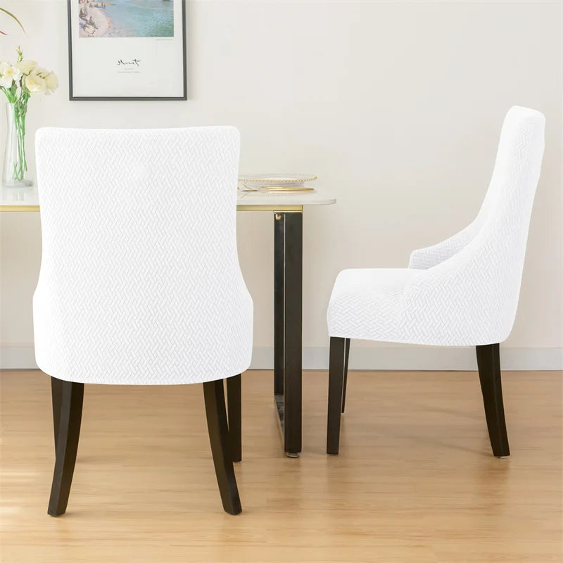 Yupartex Stretch Chair Cover - Jacquard Spandex Slipcover