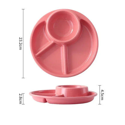 Bariatric Portion Control Divided Plate