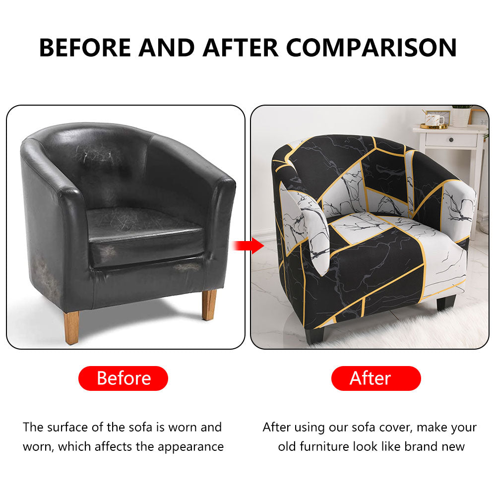 Willstar Waterproof Chair Cover - Elastic Polyester Slipcover 70-90cm